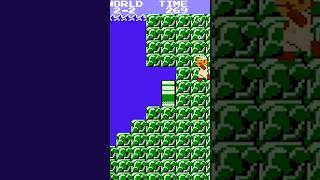 How To Get Stuck in the Wall in Super Mario Bros NES! #mario #supermariobros #nes #glitch #copycat