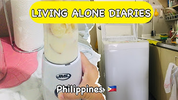 LIVING ALONE DIARIES: GLIMPSE OF MY DAY, LAUNDRY, GROCERY, UNBOXING, JML BLENDER| Ahlyn Dela Cruz