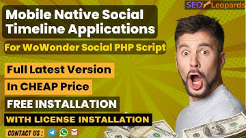 [Full Latest Version] Mobile Native Social Timeline Applications - WoWonder PHP SCRIPT (Cheap Price)