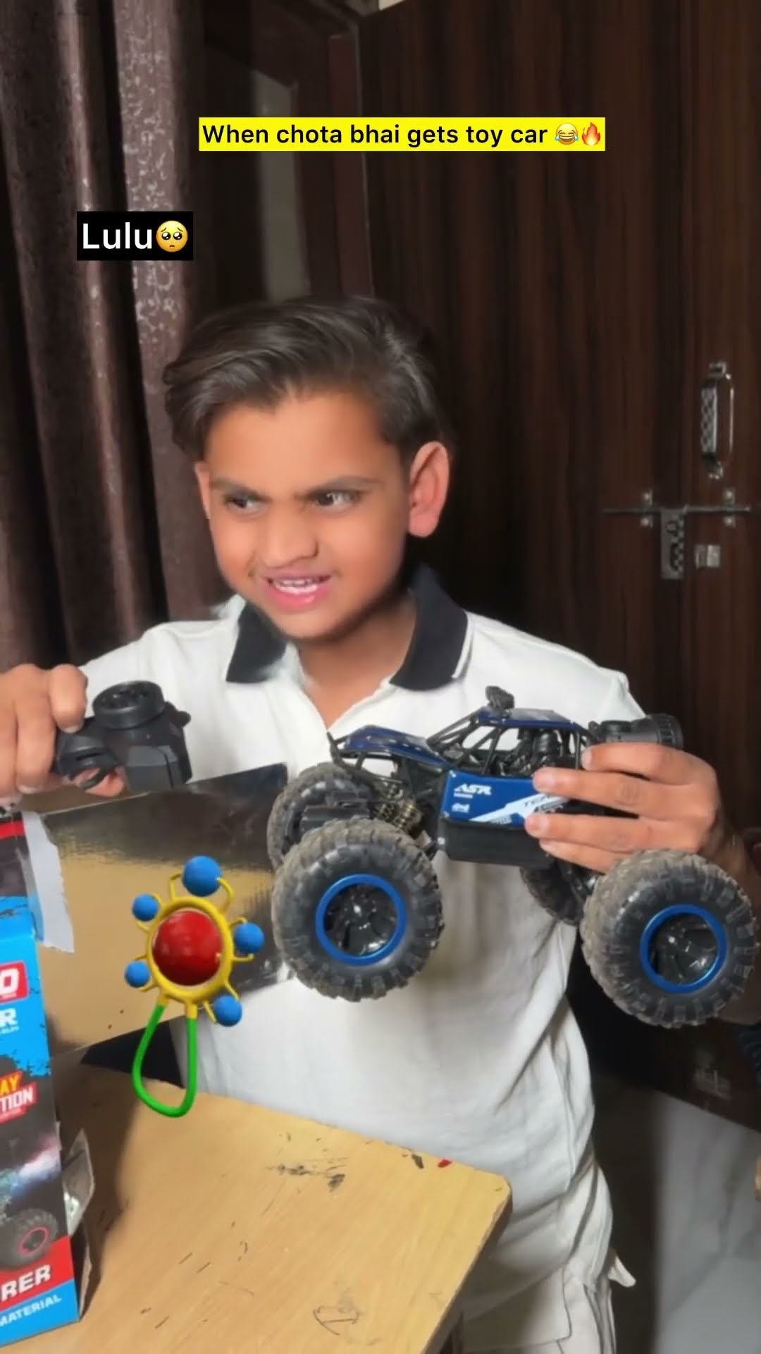 When chota bhai get toy car ??| indian family #shorts #chotabhai #indian #relatable #bachapan