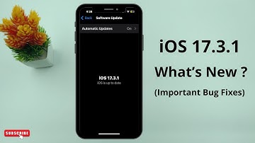 iOS 17.3.1 - What