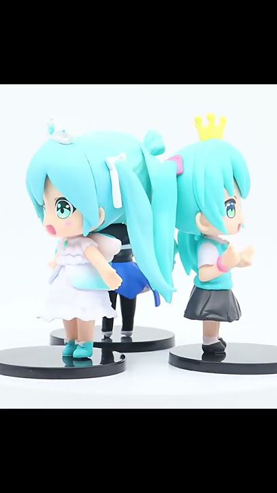 Tiny Hatsune Miku Figures That Will Melt Your Heart 😍💙 #animefigures  #shorts