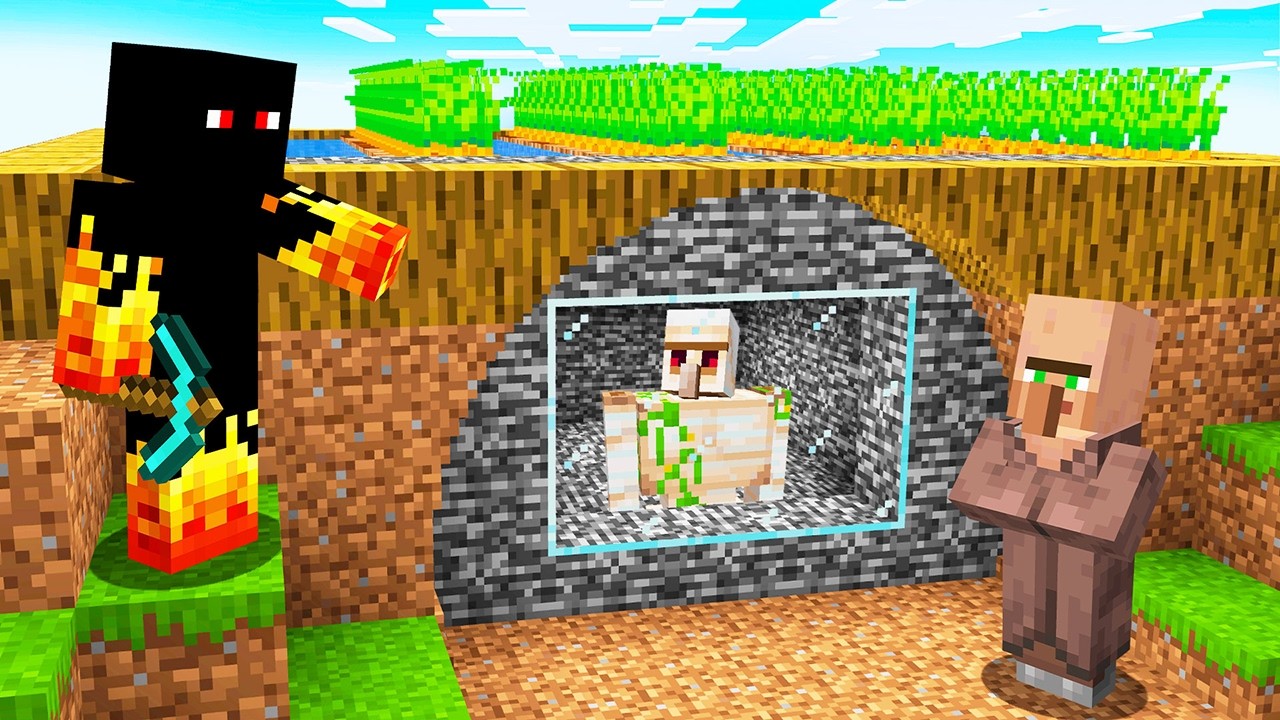 OS GOLENS SE ESCONDERAM DE MIM NO MINECRAFT
