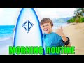 Kades morning routine in hawaii a day in the life of kade skye