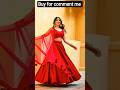 Red Lehenga Look For Wedding Season ❤️ | Red Lehenga Styling Ideas #shorts #trending