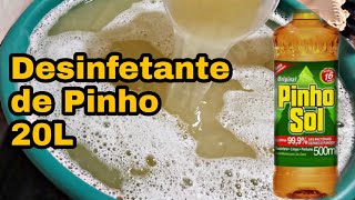 20 Litros de Desinfetante de Pinho – Potencializado e Multiplicado