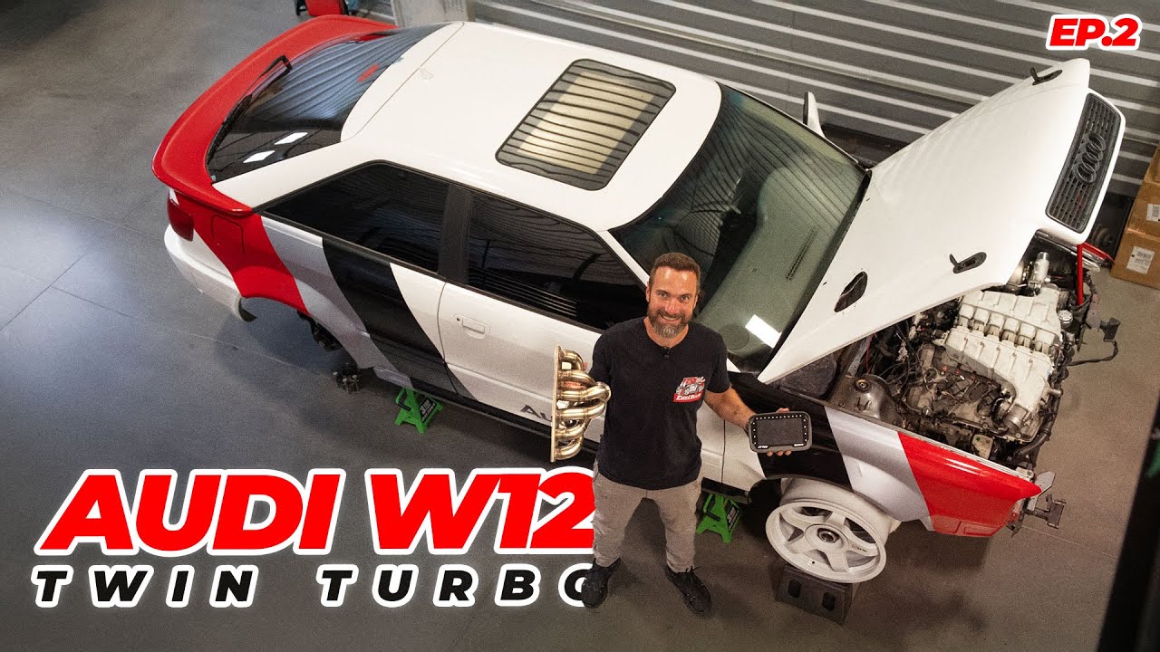 Audi S2 com motor Bentley W12 6.0 biturbo, FT700, cambio manual, tração 4x4! A continuação.