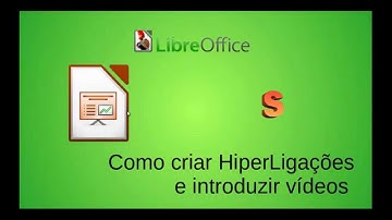 Hiperligações e formatos multimédia em Impress