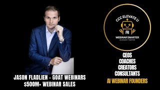 Launch Your AI Webinar Like A Billionaire Without Perfection | GOAT Webinar Training Jason Fladlien