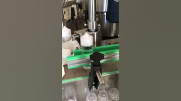 Lom Germany client automatic plugging and capping machine for 120ml chubby gorilla