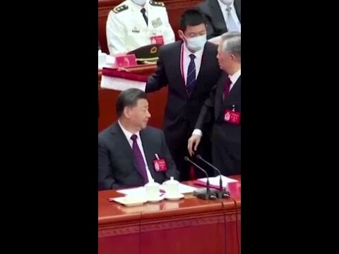 Chinese Ex-President Escorted Out Of Party Congress