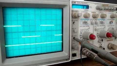 Oscilloscope Tektronix 2236 Test von einem Ebay-Artikel