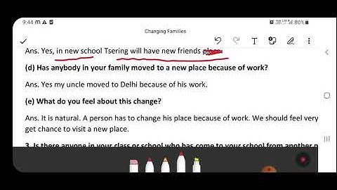 Chapter 9 Changing Families Class 4 EVS by Renu Rathi