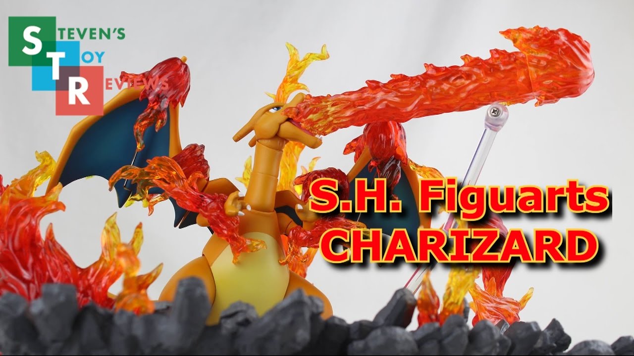 S H Figuarts Charizard Review Pokemon リザードン Youtube