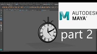 Autodesk Maya | How to Model a Clock p2