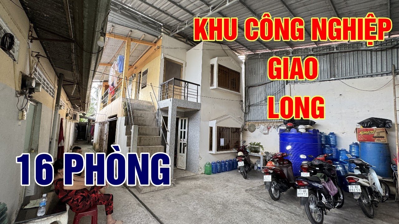 NHÀ TRỌ 16 PHÒNG KHU CÔNG NGHIỆP GIAO LONG