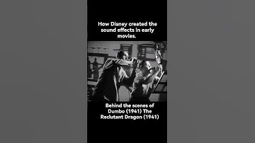 How Disney created the sound effects in early movies