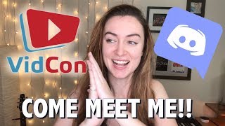 MEET ME AT VIDCON (or get a postcard from me!)