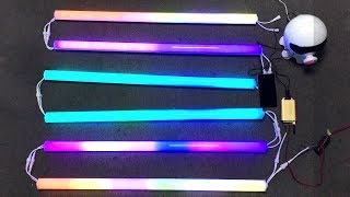 24V Probrammable LED Music Guardrail Light For Outdoor Waterproof Lighting