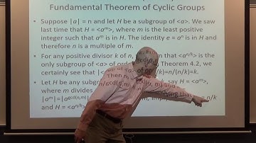 Abstract Alg, Lec 12A: Fund Thm Cyclic Groups, Groups of Order 1, 2, 3, 4, or prime, Symmetric Gp S4
