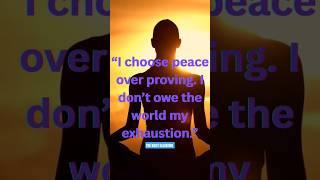 Inner Peace Over Outer Pressure #consciousliving #dailyelevation #short #neverlosefaith #affirmation