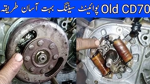 Honda CD70 point setting/Honda 70 Old model missing problem/How to adjust point of 70 Honda 90 Model