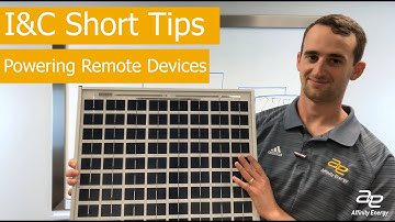 Powering Devices Remotely Using Solar - I&C Short Tips
