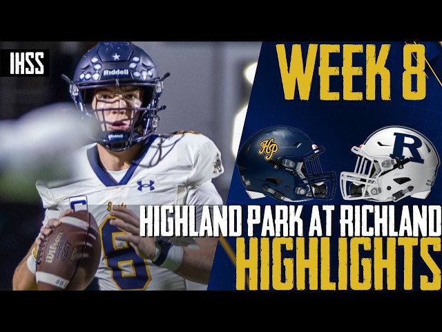 Jayshon Gibson's 5 TDs, 270 Yards Not Enough as Highland Park Edges Richland 45-42