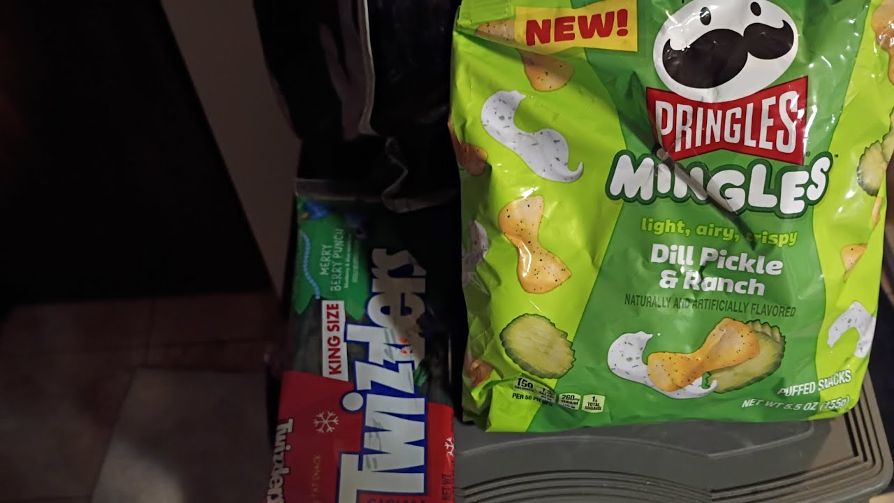 Taste test : new Pringles mingles pickle & twizzlers merry berry punch 1/12/2025