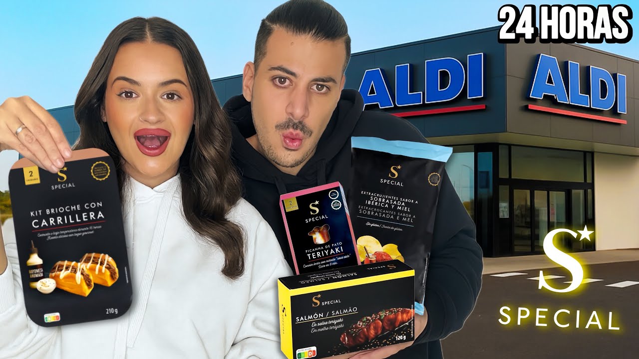 24 HORAS COMIENDO COMIDA GOURMET DE ALDI