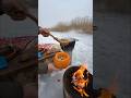 Catching and cooking fish in -40° #adventuretime#snowy#fishing