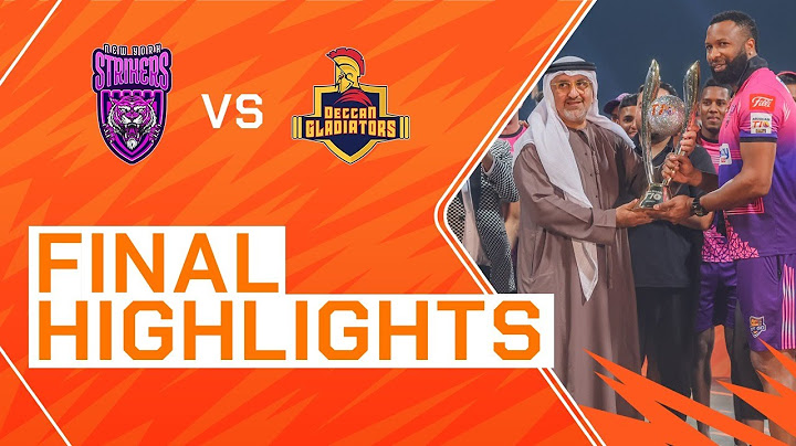 2023 Abu Dhabi T10, Final Match Highlights: New York Strikers vs Deccan Gladiators | Season 7