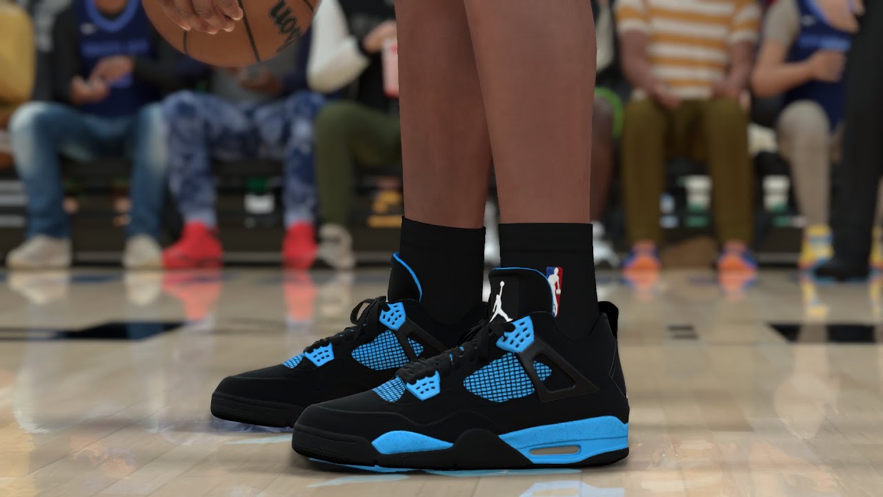 NBA 2K26 Shoe Creator - Air Jordan 4 Custom "UNC Thunder"
