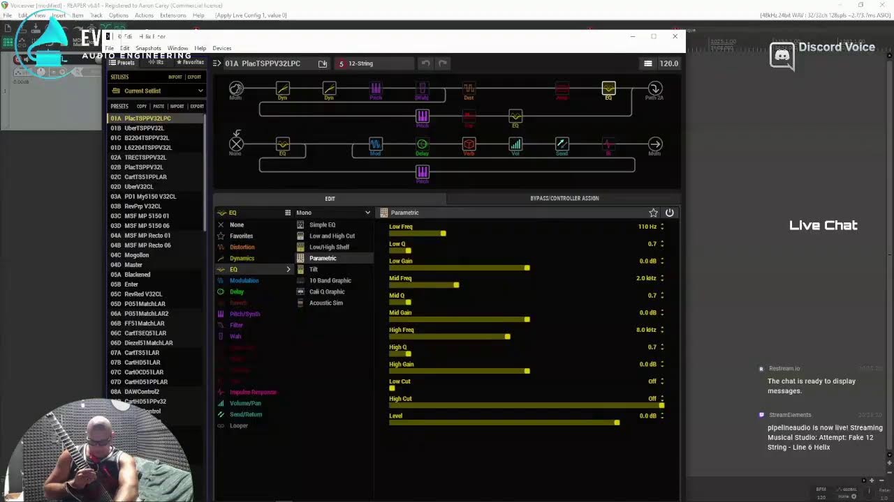 Attempt: Fake 12 String - Line 6 Helix