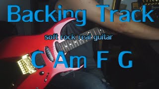 Guitar backing track c major c am f g