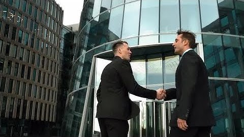 Businessmen Climbing Stairs Stock Video