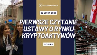 Pierwsze Czytanie Ustawy O Rynku Kryptoaktywów W Polsce