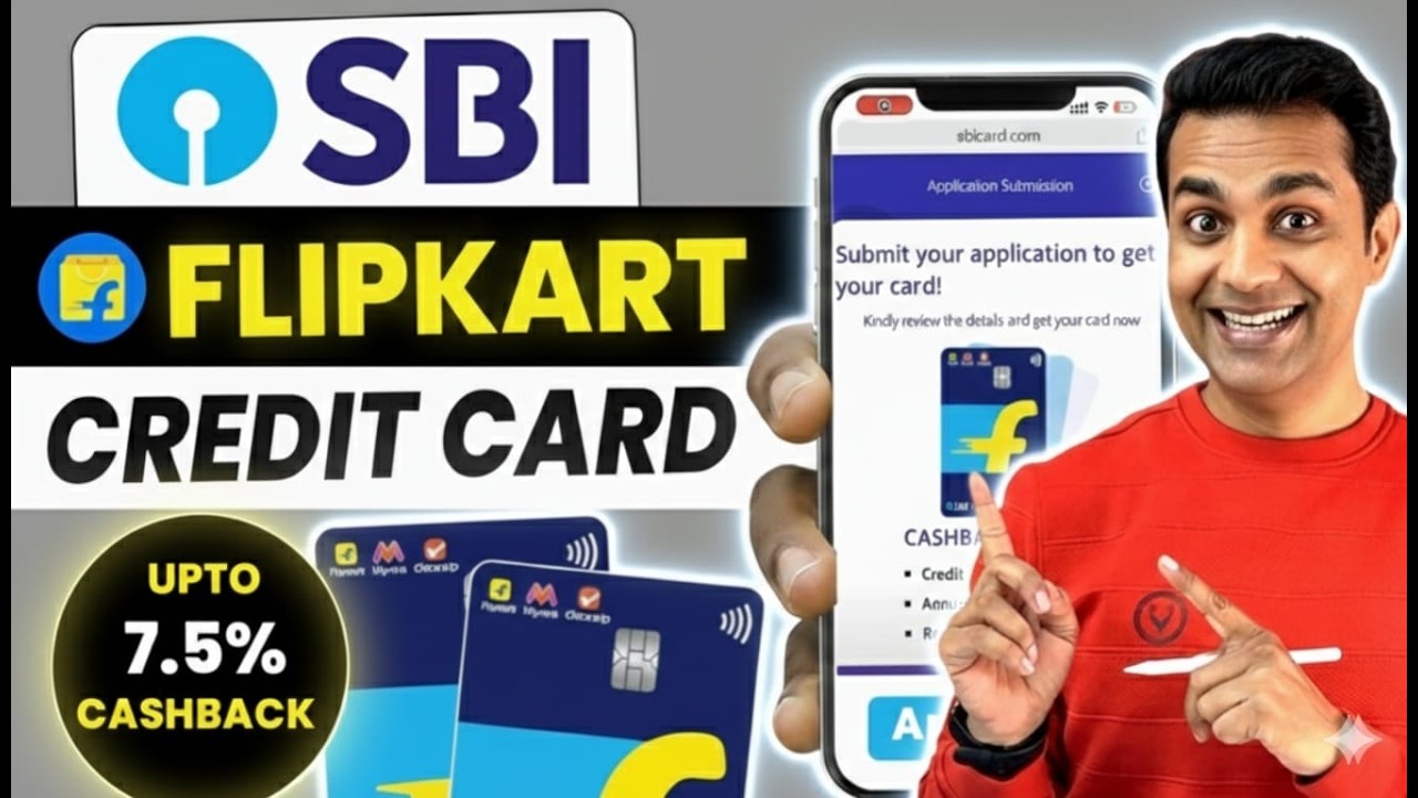 Flipkart SBI Credit Card Launched 🔥| Flipkart SBI Credit Card Apply Online | How to Apply SBI Card