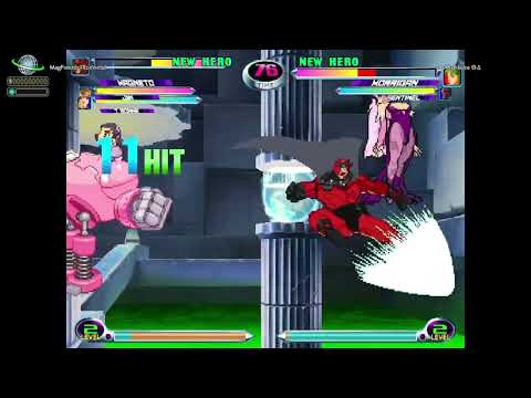 MvC2: Romneto - Magneto/Tron/Jin Dual Infinite (Slide + Tag) .:6.8.25:.