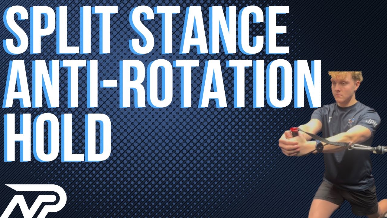 How to Do a Split Stance -Anti Rotation Hold - YouTube