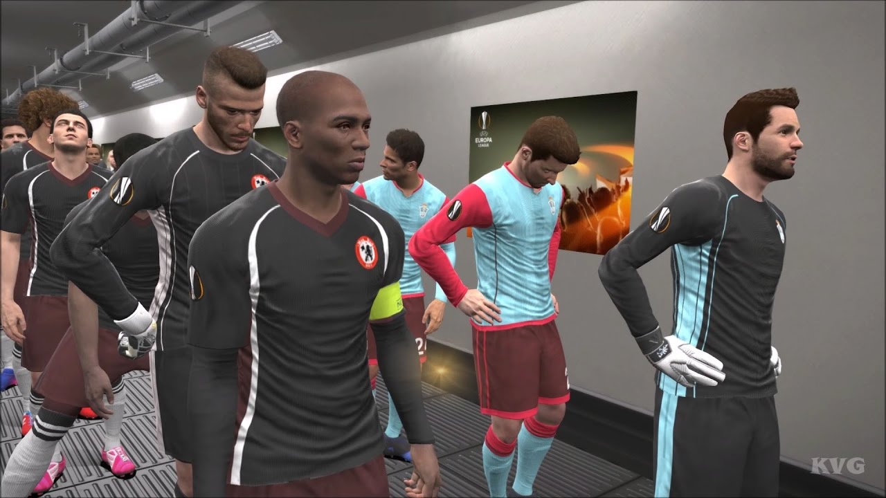 PES 2017 - UEFA Europa League - RC Celta de Vigo vs Manchester United ...