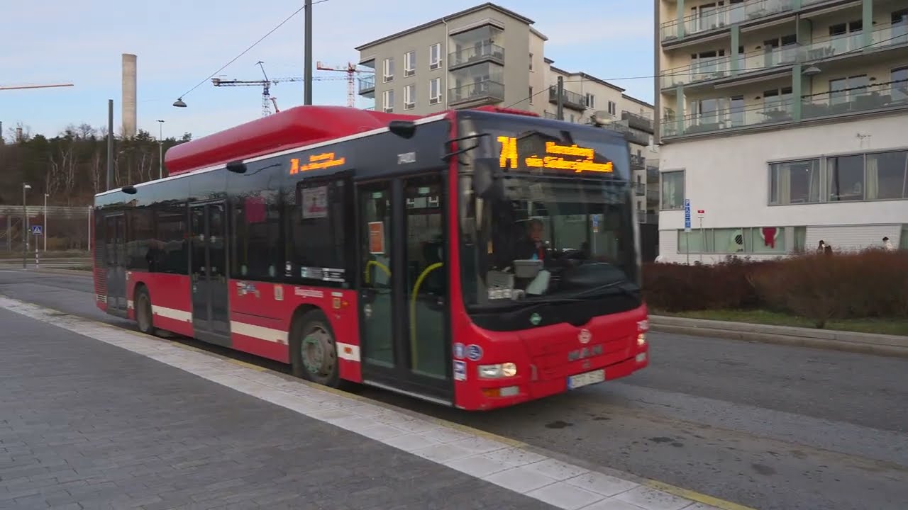 Sweden, Stockholm, bus 74 ride rom Sickla udde to Södra station YouTube Sweden, Stockholm, bus 74 ride rom Sickla udde to Södra station YouTube