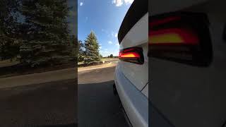 BMW M5 comp full catless downpipes sound