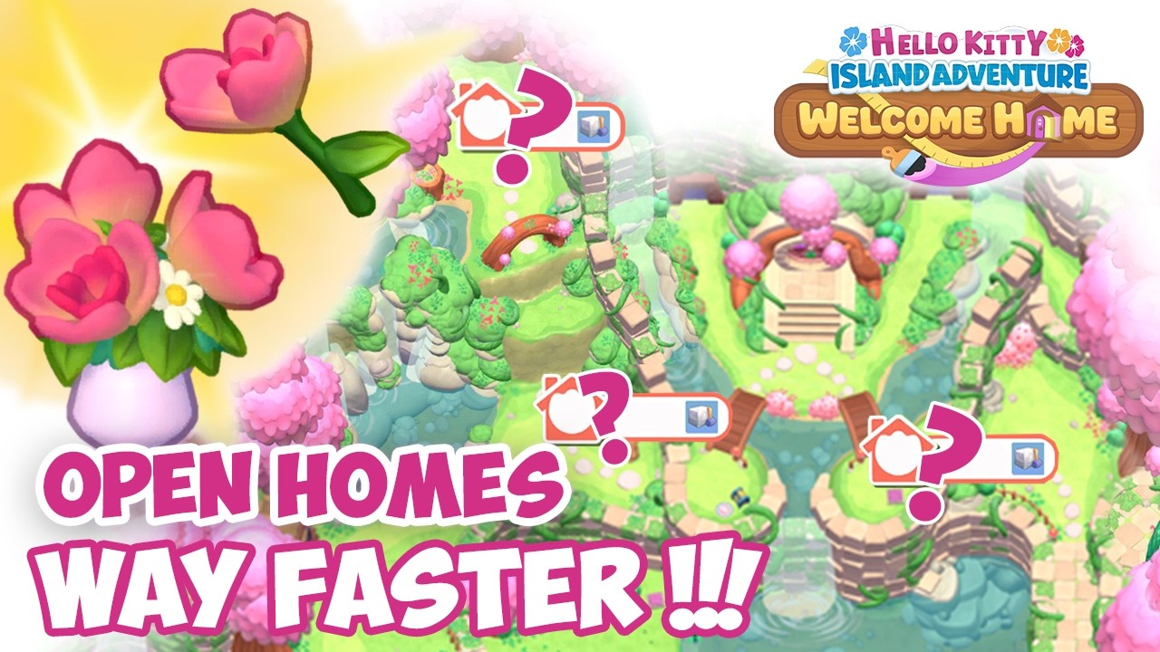Welcome Home : Finish ALL 14 houses in only 24 days in 3.0 of Hello Kitty Island Adventure