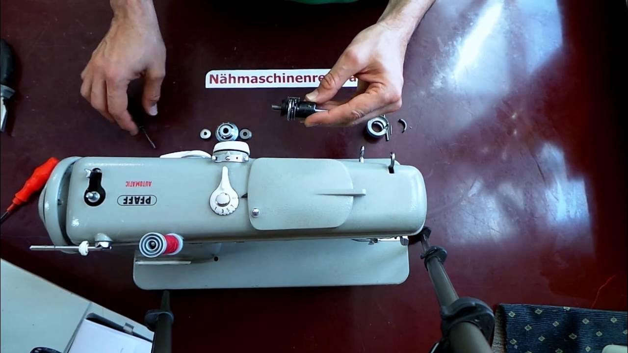 Pfaff 260262360362 Oberfadenspannung/thread tension YouTube