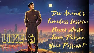 "Dev Anand’s Life Lesson: Chase Your Passion, Waste No Time!"