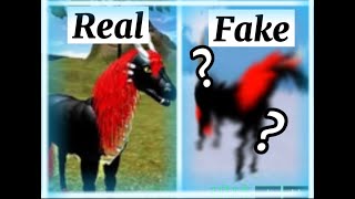 Making A *FAKE* Dragon Horse In Horse world Roblox! Costed Nothing And Looked Almost Exactly Alike!