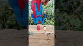 Spiderman And Superman Chooses Head Swap