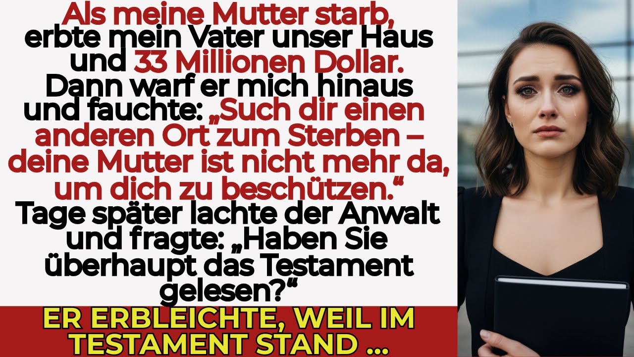 Meine Familie warf mich am Sterbebett meiner Mutter raus – ihr 33-Mio-Erbe schockierte alle