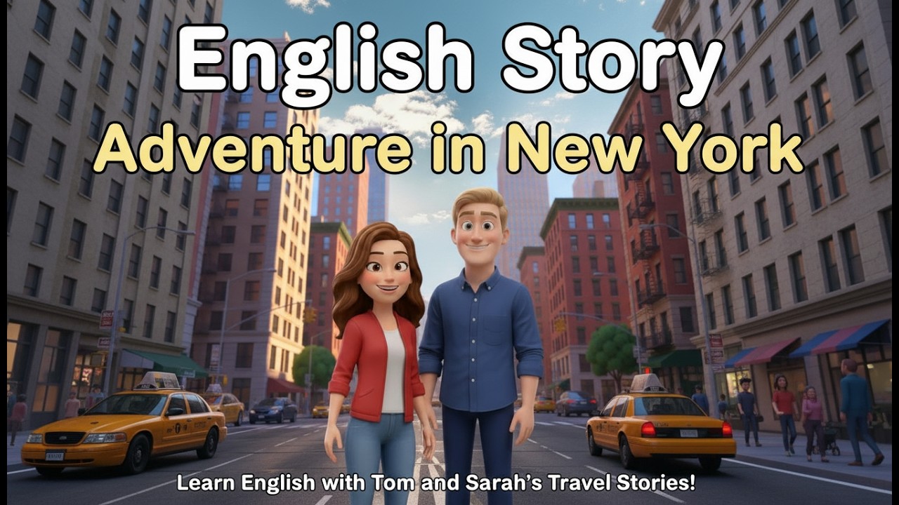 Adventure in New York: Learn English with Tom and Sarah's Travel Stories!